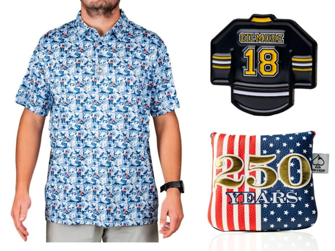 From ‘Happy Gilmore’ to ‘Top Gun,’ Golf Apparel Brand Pins & Aces Taps Into Pop Culture Favorites for Bestselling Golf Gear